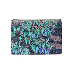 Colored Pencil Tree Leaves Drawing Cosmetic Bag (medium)