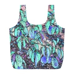 Colored Pencil Tree Leaves Drawing Reusable Bag (l) by LokisStuffnMore