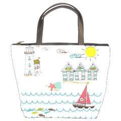 Summer Holiday Bucket Handbag