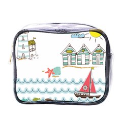 Summer Holiday Mini Travel Toiletry Bag (one Side)