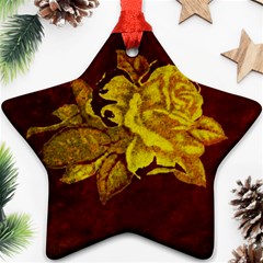 Rose Star Ornament