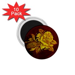 Rose 1 75  Button Magnet (10 Pack) by ankasdesigns