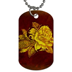 Rose Dog Tag (two-sided) 