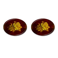 Rose Cufflinks (oval) by ankasdesigns