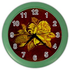 Rose Wall Clock (color)