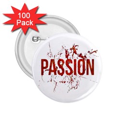 Passion And Lust Grunge Design 2 25  Button (100 Pack) by dflcprints