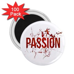 Passion And Lust Grunge Design 2 25  Button Magnet (100 Pack) by dflcprints