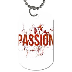 Passion And Lust Grunge Design Dog Tag (one Sided) by dflcprints