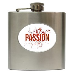 Passion And Lust Grunge Design Hip Flask by dflcprints