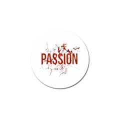 Passion And Lust Grunge Design Golf Ball Marker by dflcprints