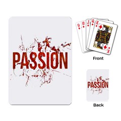 Passion And Lust Grunge Design Playing Cards Single Design