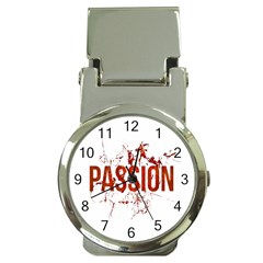 Passion And Lust Grunge Design Money Clip With Watch