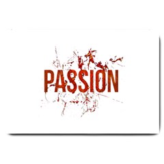 Passion And Lust Grunge Design Large Door Mat