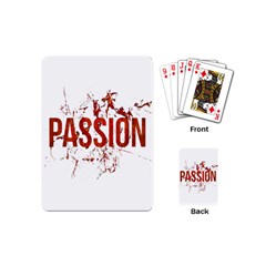 Passion And Lust Grunge Design Playing Cards (mini)