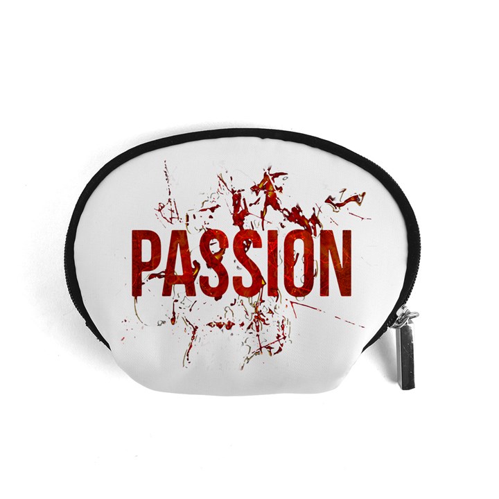 Passion and Lust Grunge Design Accessory Pouch (Small)