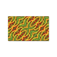 Tropical Colors Abstract Geometric Print Sticker 100 Pack (rectangle) by dflcprints