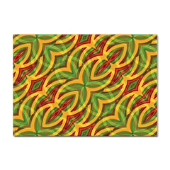 Tropical Colors Abstract Geometric Print A4 Sticker 10 Pack by dflcprints