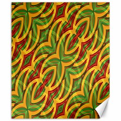 Tropical Colors Abstract Geometric Print Canvas 8  X 10  (unframed) by dflcprints