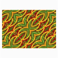 Tropical Colors Abstract Geometric Print Glasses Cloth (large) by dflcprints