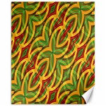 Tropical Colors Abstract Geometric Print Canvas 11  x 14  (Unframed) 10.95 x13.48  Canvas - 1