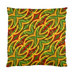 Tropical Colors Abstract Geometric Print Cushion Case (two Sided) 