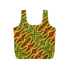 Tropical Colors Abstract Geometric Print Reusable Bag (s) by dflcprints