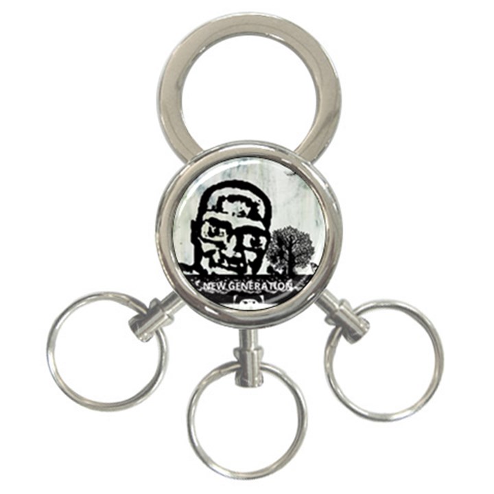 m.g firetested 3-Ring Key Chain