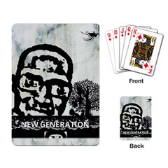 M G Firetested Playing Cards Single Design by holyhiphopglobalshop1