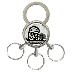 M G Firetested 3-ring Key Chain