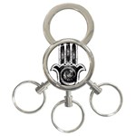 Hamsamusiceyebubblesz 3-Ring Key Chain Front