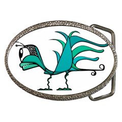 Fantasy Bird Belt Buckle (oval) by dflcprints