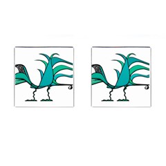 Fantasy Bird Cufflinks (square)