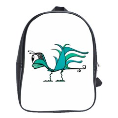 Fantasy Bird School Bag (large) by dflcprints