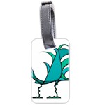 Fantasy Bird Luggage Tag (Two Sides) Front