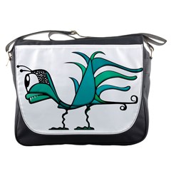 Fantasy Bird Messenger Bag by dflcprints