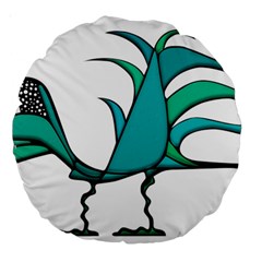 Fantasy Bird 18  Premium Round Cushion  by dflcprints