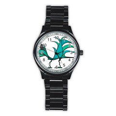 Fantasy Bird Sport Metal Watch (black) by dflcprints