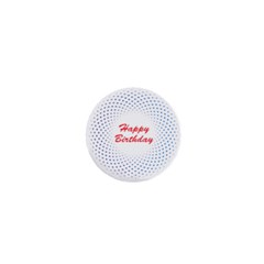 Halftone Circle With Squares 1  Mini Button