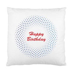 Halftone Circle With Squares Cushion Case (single Sided) 