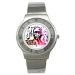 Iamholyhiphopforever 11 Yea Mgclothingstore2 Jpg Stainless Steel Watch (Slim) Front