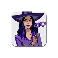 Purple Witch Drink Coasters 4 Pack (square)