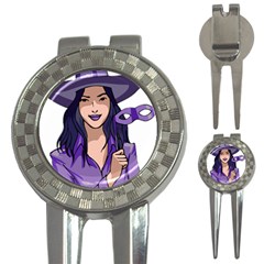 Purple Witch Golf Pitchfork & Ball Marker