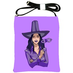 Purple Witch Shoulder Sling Bag