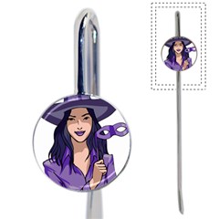 Purple Witch Bookmark by FunWithFibro