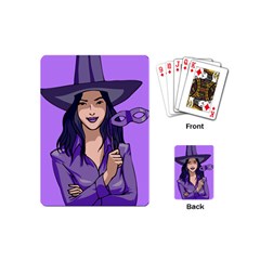 Purple Witch Playing Cards (mini)