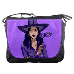 Purple Witch Messenger Bag