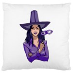 Purple Witch Large Cushion Case (Two Sided)  Front