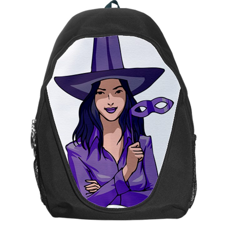 Purple Witch Backpack Bag