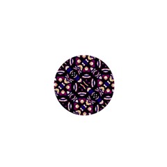 Colorful Tribal Pattern Print 1  Mini Button