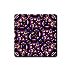 Colorful Tribal Pattern Print Magnet (square)